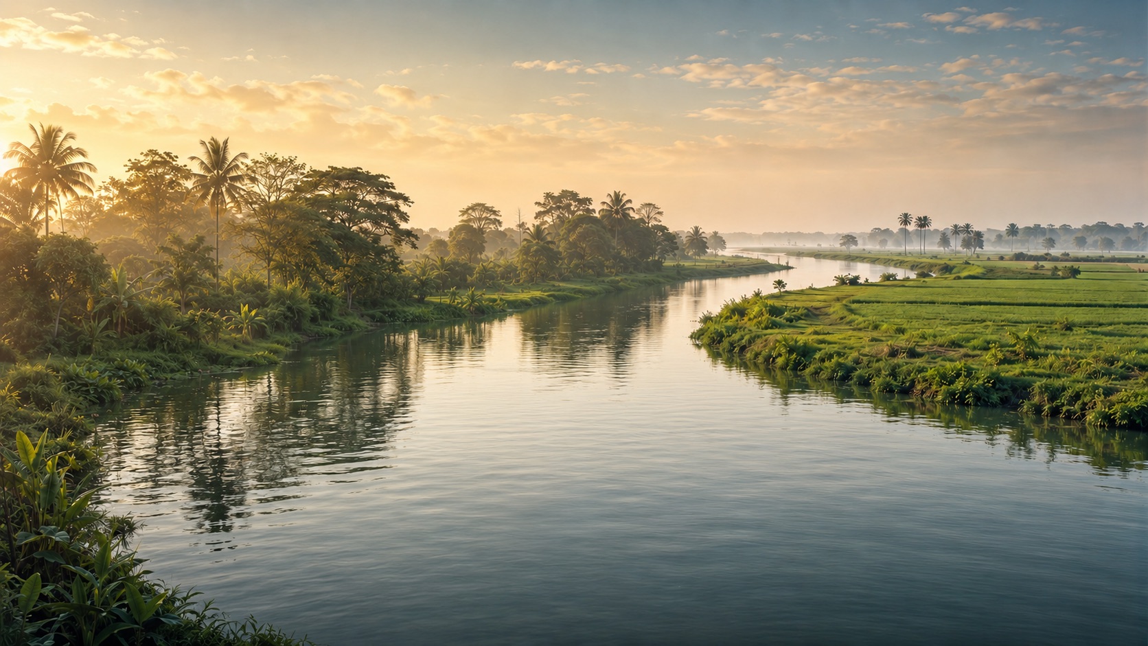 Sirajdikhan, Munshiganj — rivers and greenery